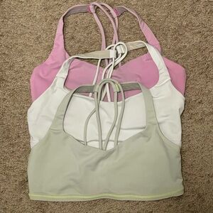 Lululemon BUNDLE of 3 Sports Bras Size 6
